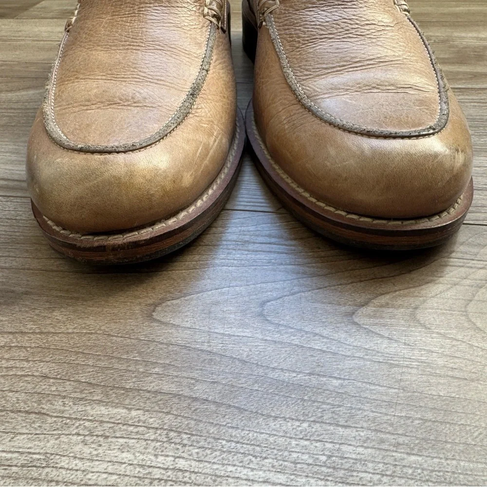 Men’s Cole Haan slip-on loafer Shoes Lt brown leather Size 10 M